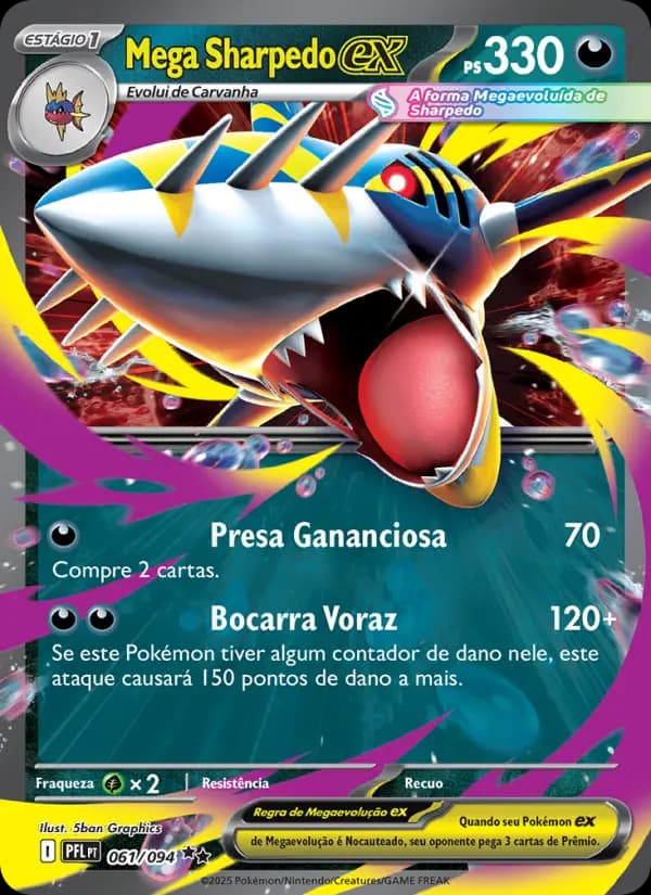 Mega Sharpedo ex (61/94)