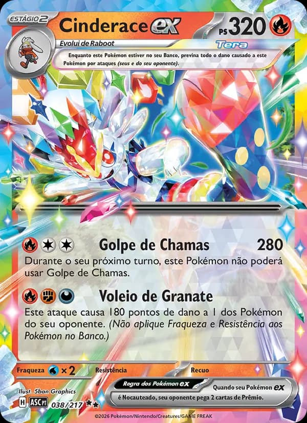 Cinderace ex (38/217)