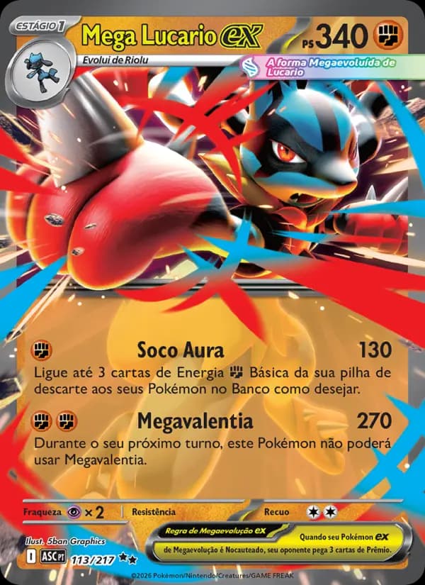 Mega Lucario ex (113/217)