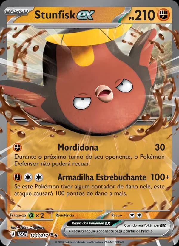 Stunfisk ex (114/217)