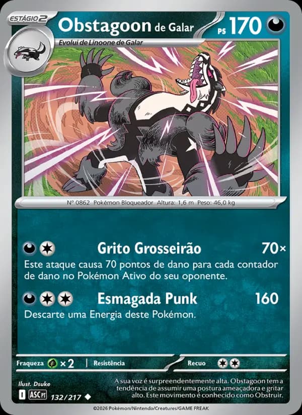 Obstagoon de Galar (132/217)