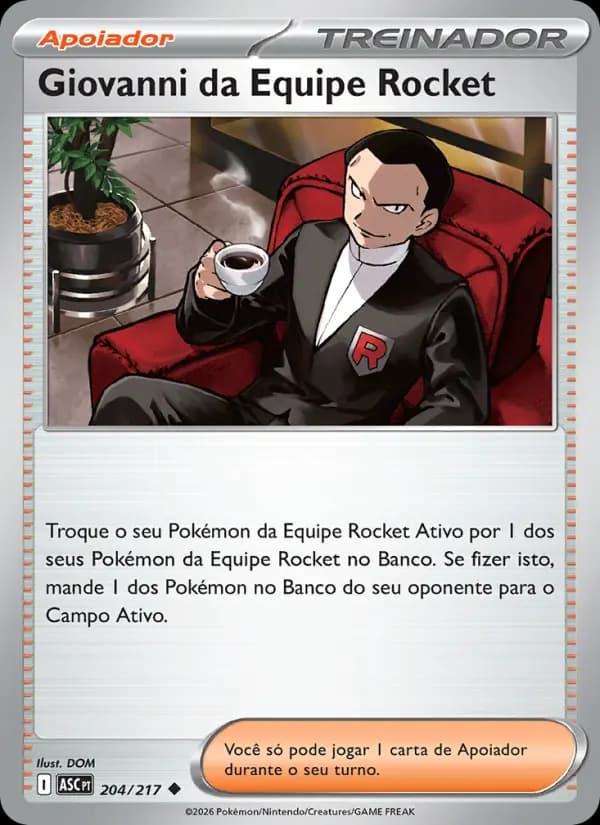Giovanni da Equipe Rocket (204/217)