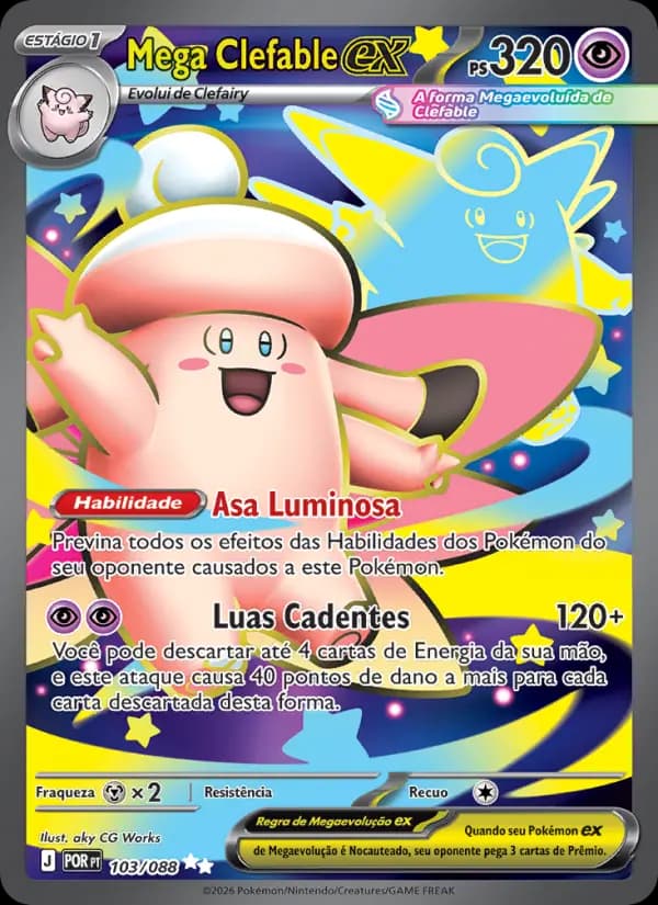 Mega Clefable ex (103/88)