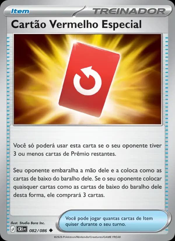Cartão Vermelho Especial (82/86)