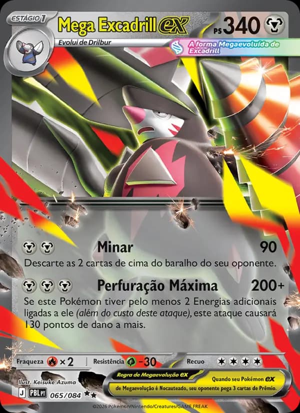 Mega Excadrill ex (65/84)