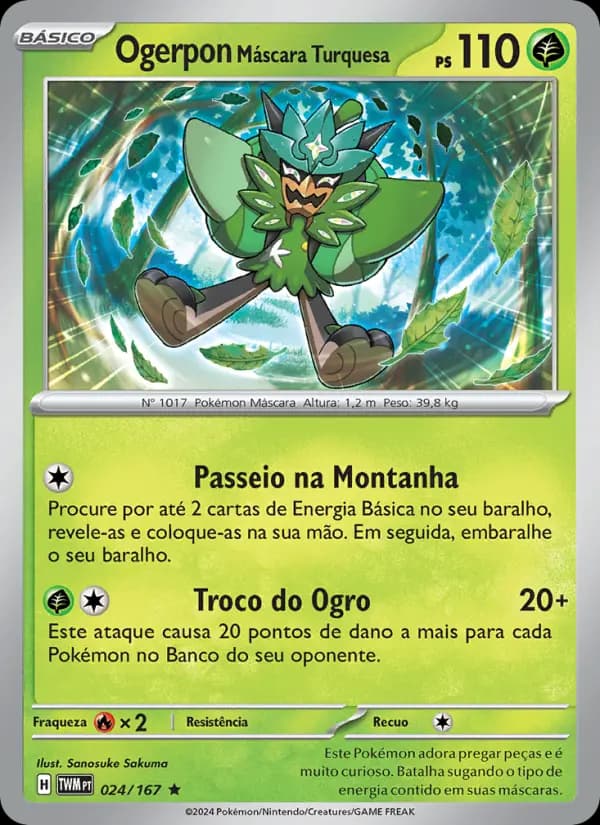 Ogerpon Máscara Turquesa (24/167)