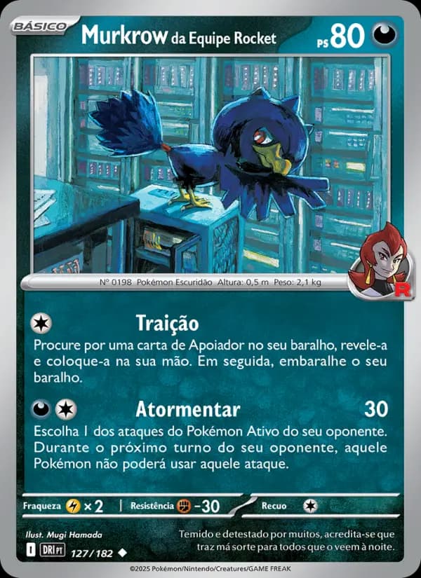 Murkrow da Equipe Rocket (127/182)