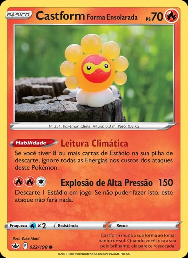 Castform Forma Ensolarada (22/198)