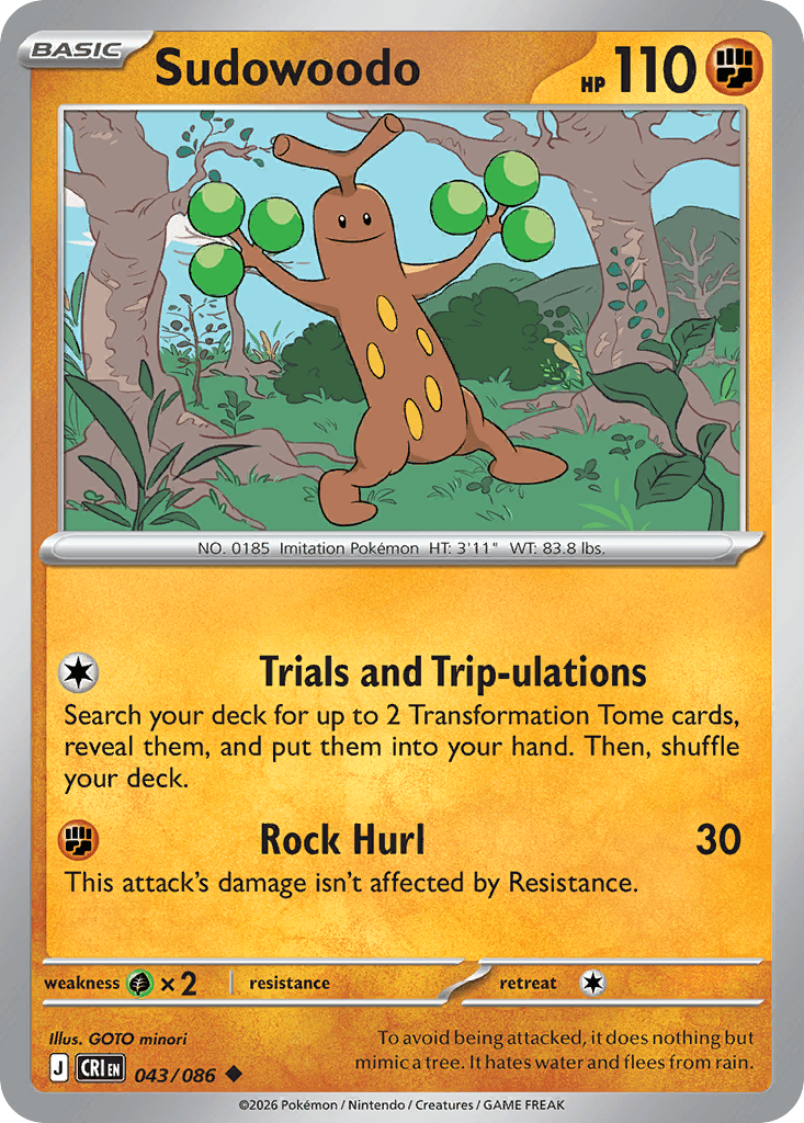 Sudowoodo (43/86)