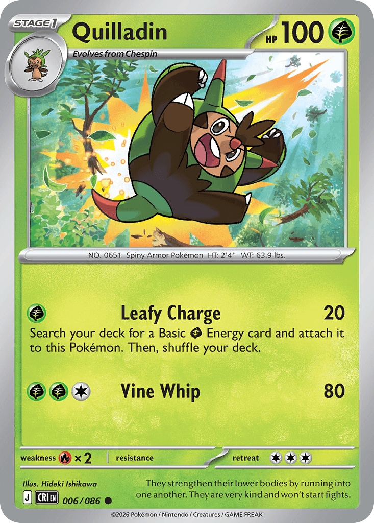 Quilladin (6/86)