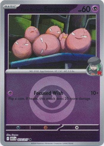 Exeggcute da Equipe Rocket (077E/140)