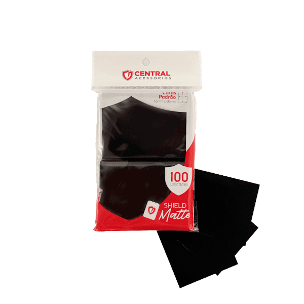 Central Shield – Matte: Preto