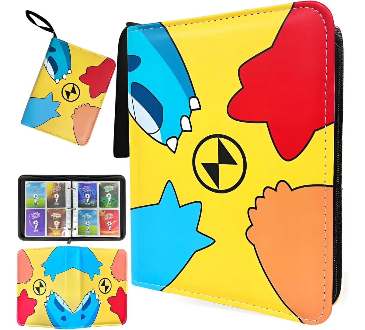 Fichário Álbum Para Cartas Pokémon - 400 Cartas Pasta Ziper