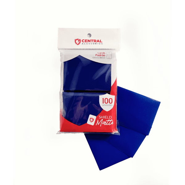 Central Shield – Matte: Azul Marinho