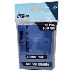 Sleeve Pequeno Double Matte 62mmX89mm - Azul
