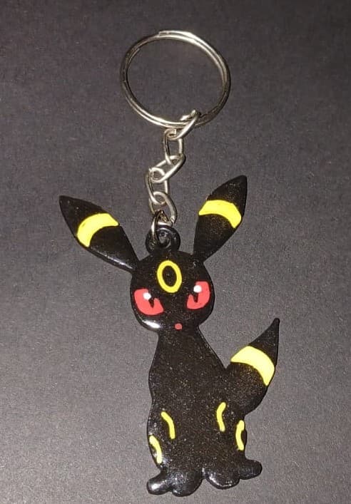 Chaveiro Umbreon Sentado - Impressão 3D
