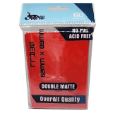 Sleeve Pequeno Double Matte 62mmX89mm - Vermelho