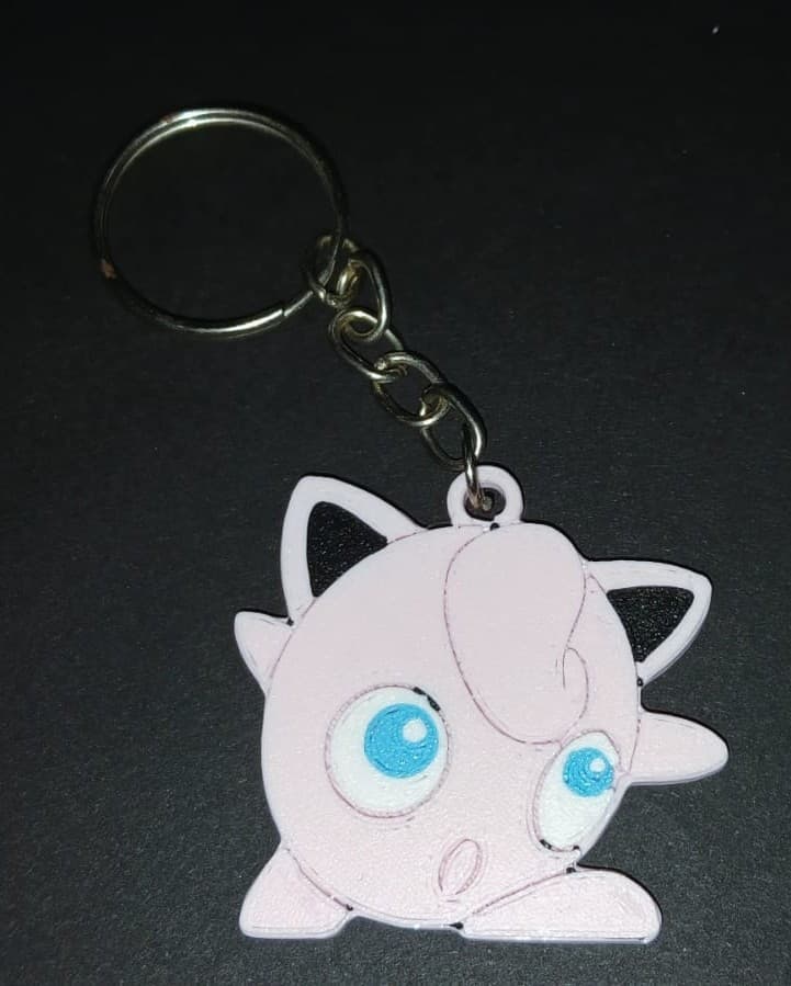 Chaveiro Jigglypuff - Impressão 3D