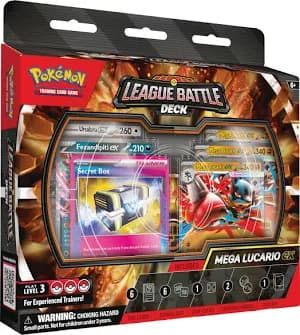 Baralho Batalha de Liga -Mega Lucario EX