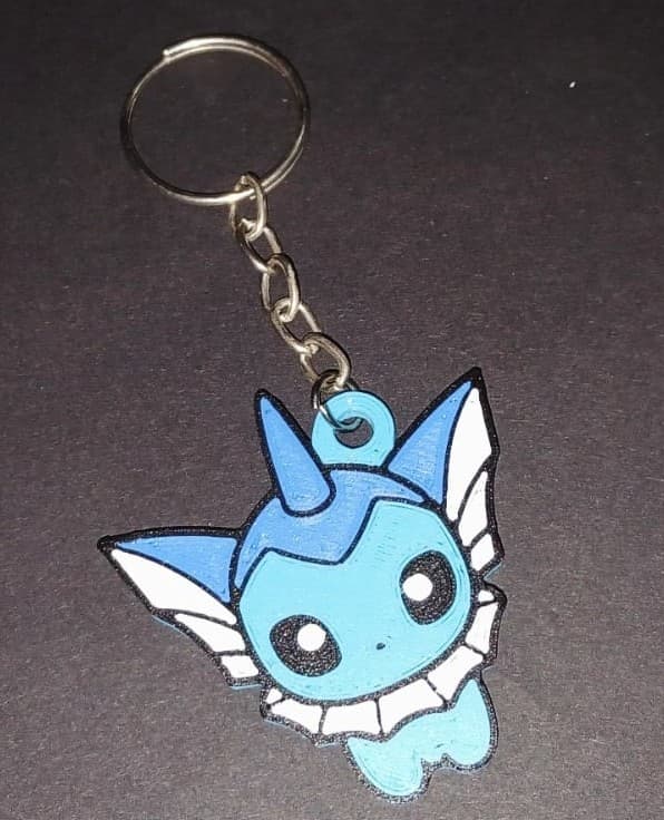 Chaveiro Vaporeon - Impressão 3D
