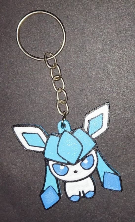 Chaveiro Glaceon - Impressão 3D
