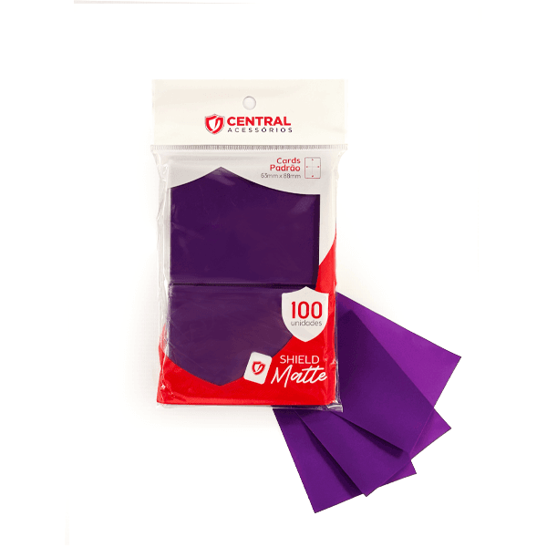 Central Shield – Matte: Roxo